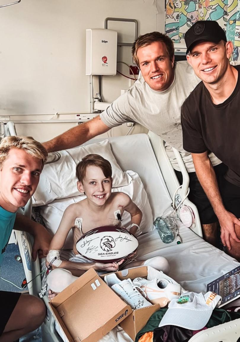 The club will dedicate its match against Canberra for Beau.