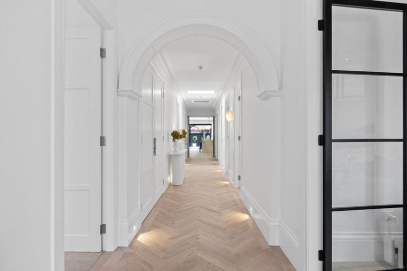 The hallway is 16 metres long.