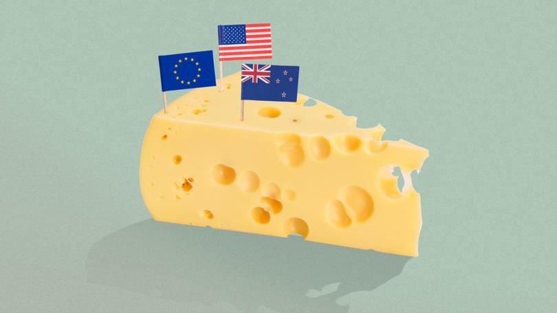 Australia imported 110,000 tonnes of cheese last year.