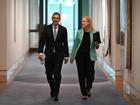 Australian Treasurer Jim Chalmers and Australian Finance Minister Katy Gallagher.