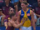 Harley Reid could come under scrutiny for dropping his knees into Dayne Zorko.