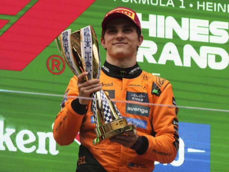 Australia's Oscar Piastri led the Chinese F1 Grand Prix from start to finish in Shanghai.