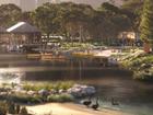 An artist’s impression of the revamped Perth riverfront.