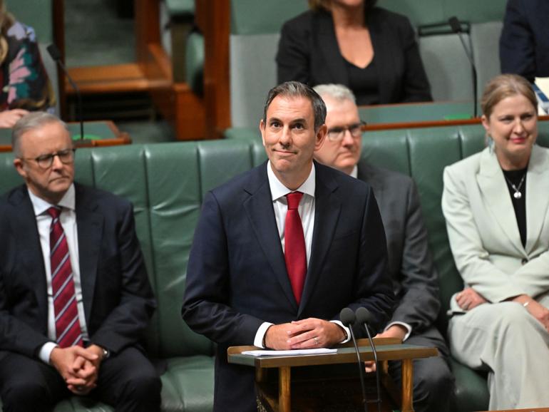 Treasurer Jim Chalmers delivers the 2025-26 Federal Budget.