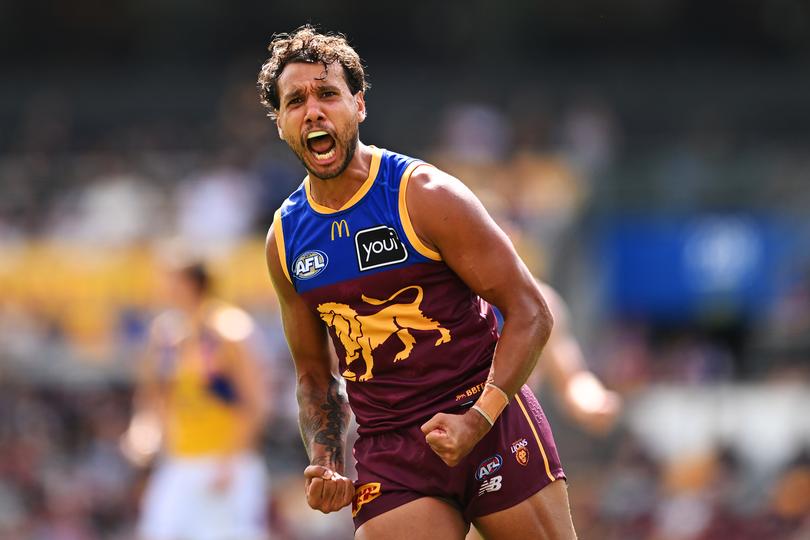 Callum Ah Chee of the Brisbane Lions. The AFL team will have new home at Victoria Park. 