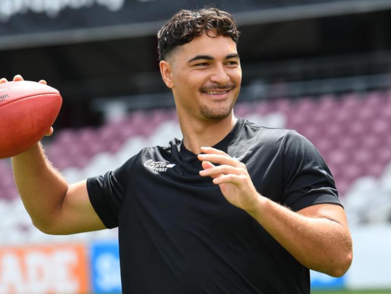 Queensland rugby star Jordan Petaia will soon call Los Angeles home after signing an NFL deal. (Jono Searle/AAP PHOTOS)