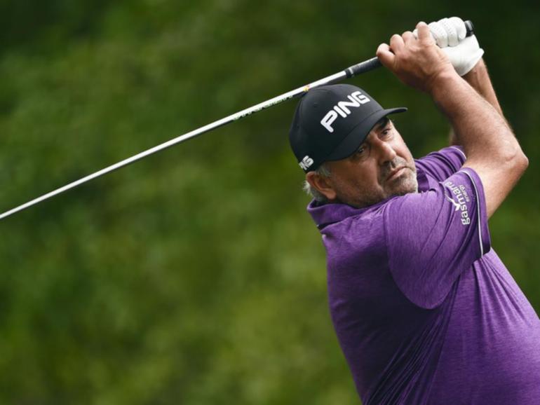 Angel Cabrera has won for the first time in 10 years with victory on the PGA Tour Champions. (AP PHOTO)