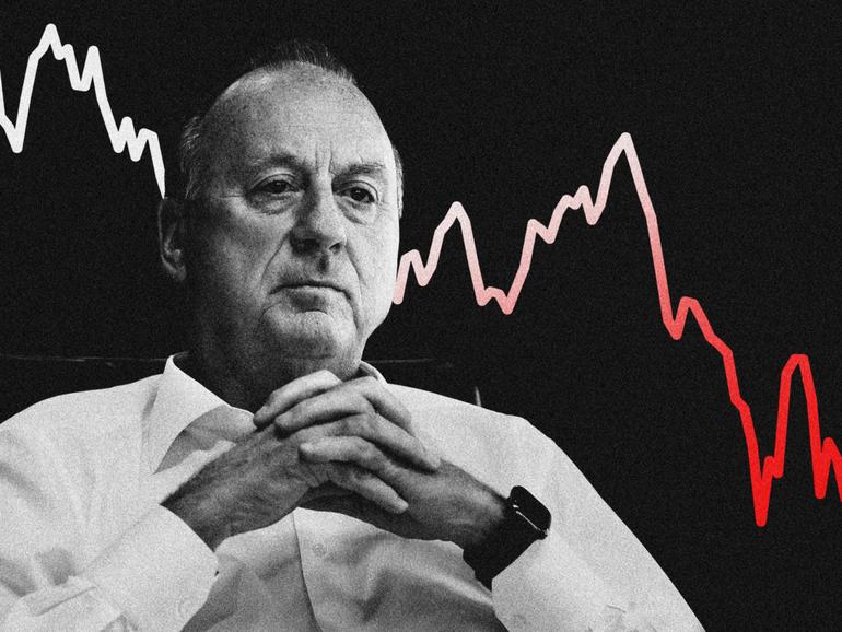 Chris Ellison’s Mineral Resources has lost 70 per cent of its value in just six months.