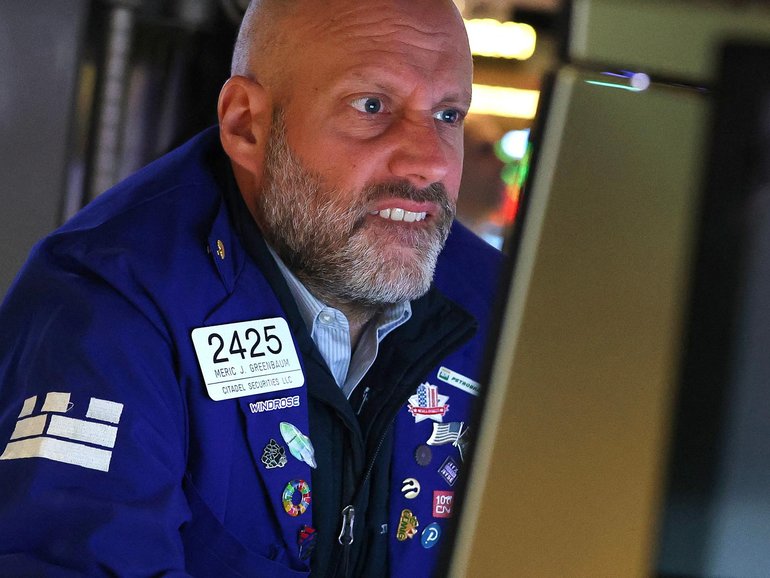 It was a nail-biting ride for US traders overnight as markets swung on fears the US could be headed for a recession.
