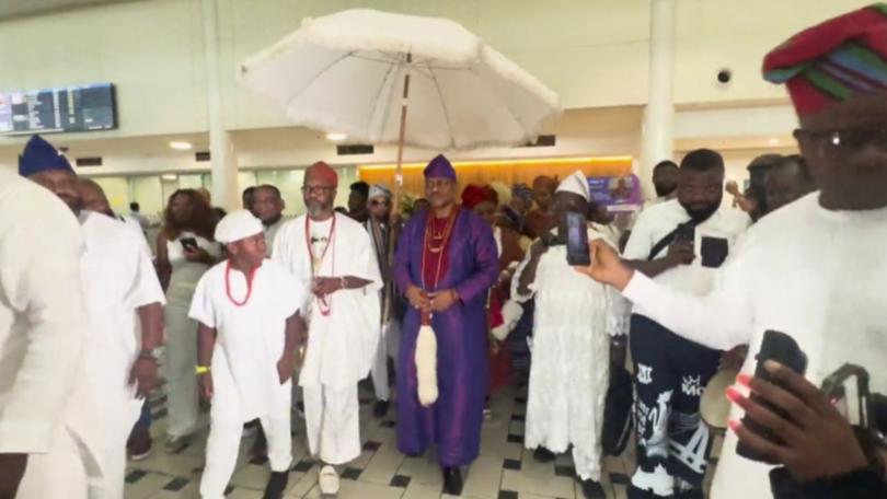 Oba (Dr) Ajibade Ogunoye III and his entourage made a grand entrance, captivating Brisbane.