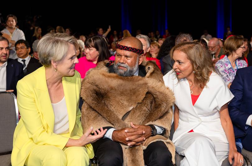 Tanya Plibersek, Uncle Barry Winmar Whadjk Elder
and Anne Aly.