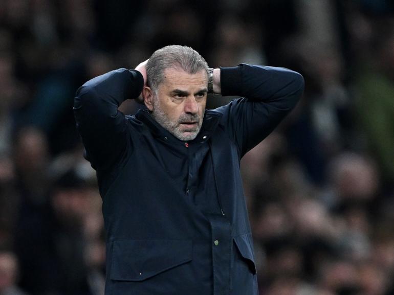 Ange Postecoglou questioned the allegiances of the ‘football gods’ after the draw with Frankfurt. 