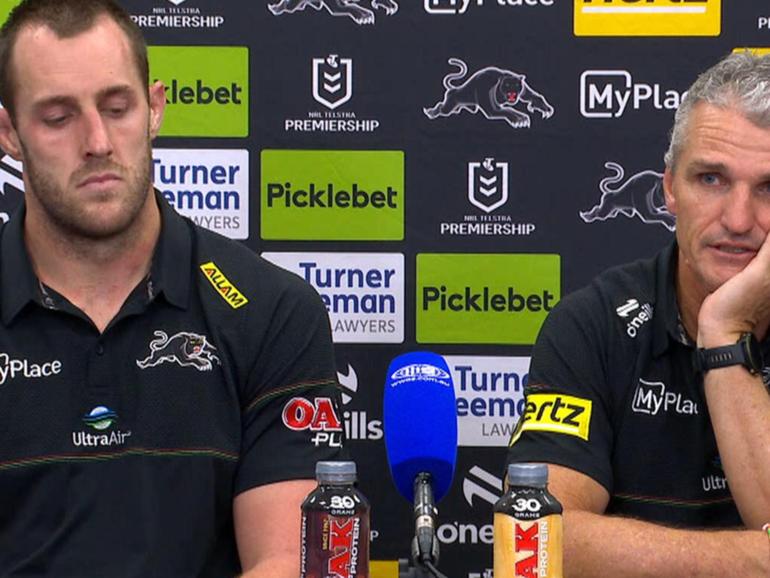 Ivan Cleary looked out of answers after Penrith’s loss to the Dolphins.