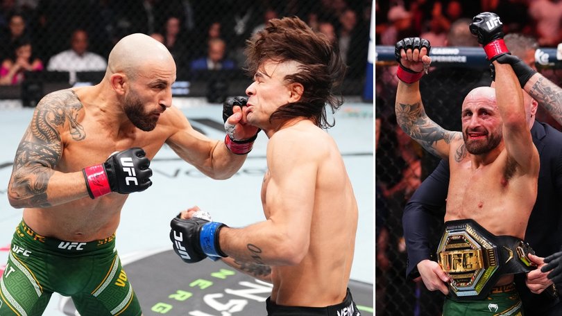 Alexander Volkanovski has reclaimed the UFC featherweight title over Diego Lopes.