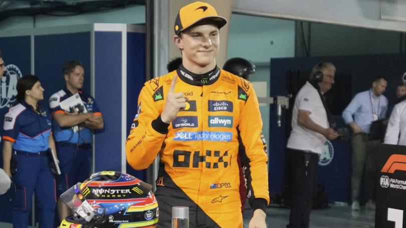 Oscar Piastri quietly celebrates a memorable victory in Bahrain in his 50th Formula One Grand Prix.