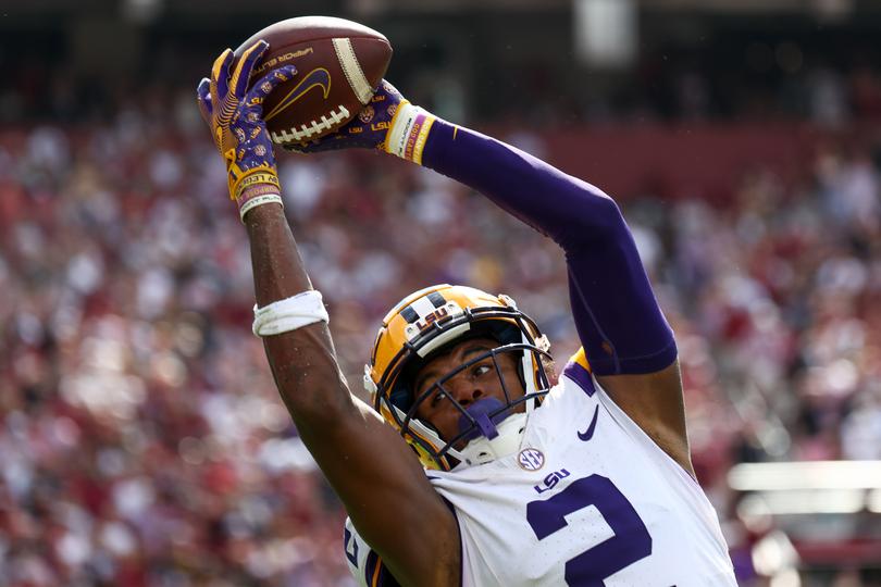 Kyren Lacy led LSU for catching touchdowns in 2024.