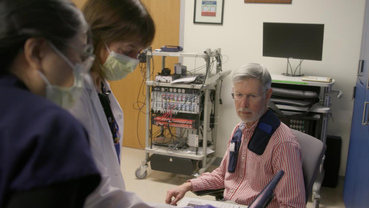 Keith Krehbiel volunteered for adaptive deep brain stimulation and has seen improvements in many of his Parkinson’s symptoms. 