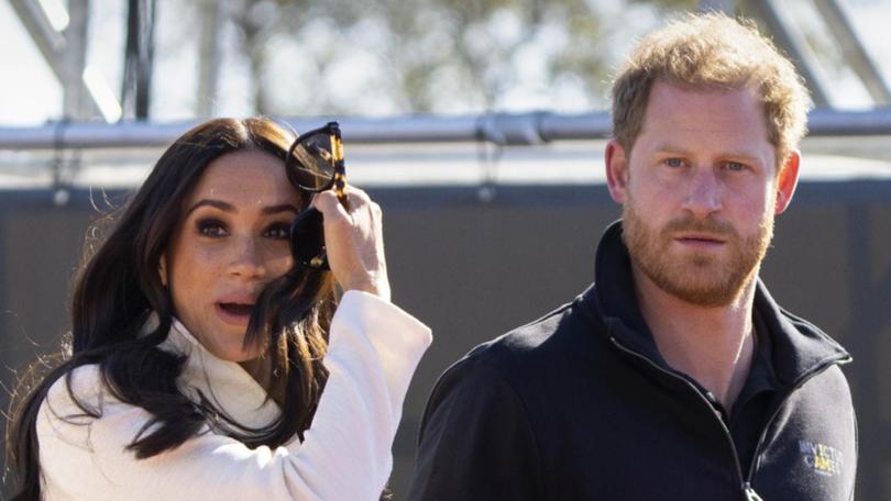 Prince Harry says he is incredibly proud of wife Meghan, who is proceeding with new ventures. (AP PHOTO)