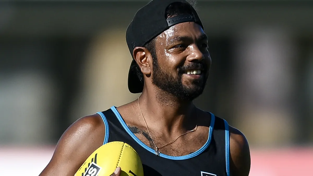 Wili Rioli Port Adelaide star Willie Rioli returns to Power training as Ken ...