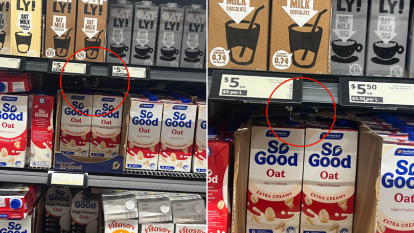 Some shoppers expressed outrage over the shelf-mounted cameras.