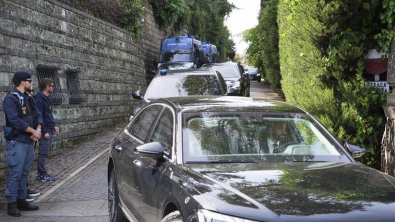 Iranian and US delegates have held indirect talks at the Omani embassy in the Italian capital Rome.