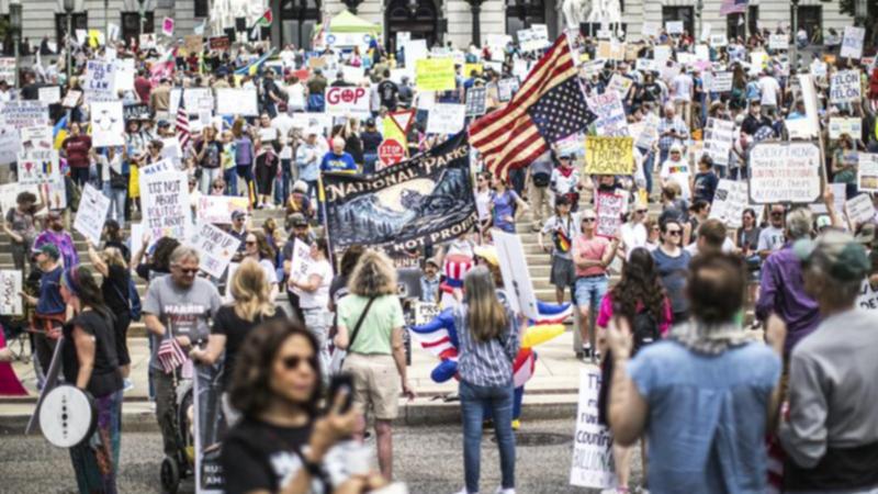 Protests have been held across the United States against policies of the Trump administration.