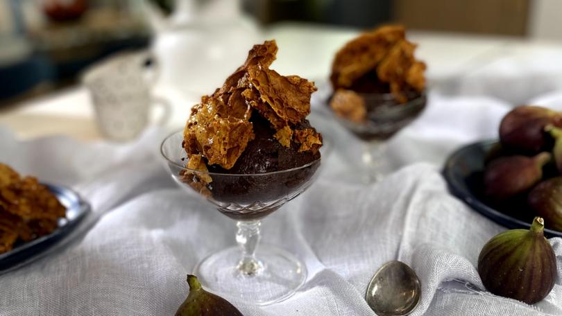 The delicious dessert.