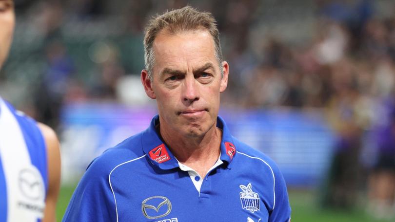 North Melbourne are showing a lack of progression under Alastair Clarkson, according to Kane Cornes. 