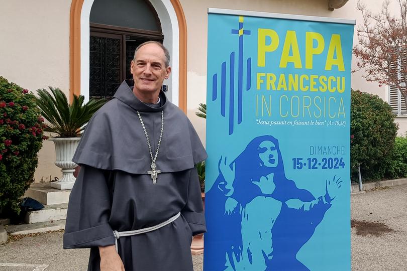 The Bishop of Ajaccio Mgr Francois-Xavier Bustillo.