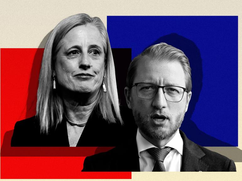Katy Gallagher and James Paterson. 