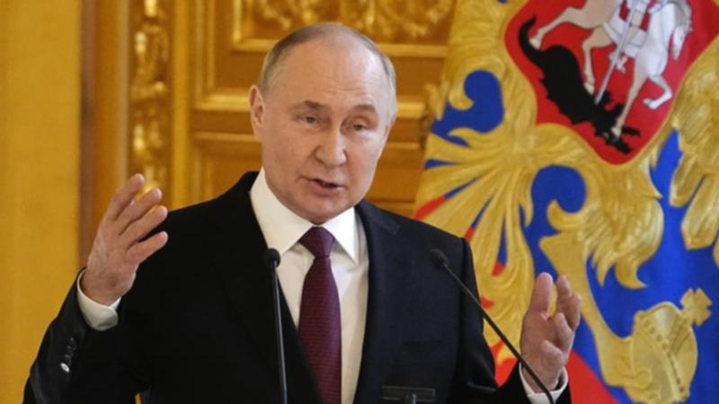 Russian president Vladimir Putin.
