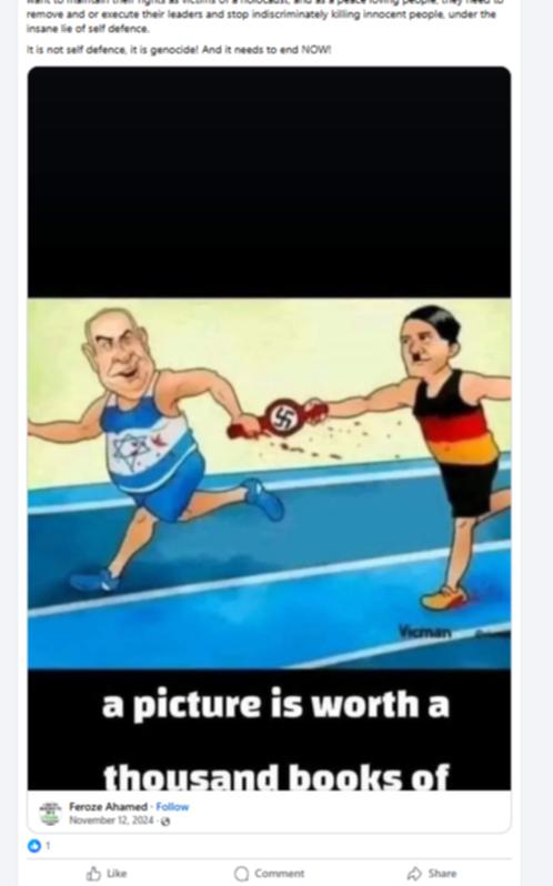 Canning Legalised Cannabis candidate Paul Gullan has made antisemitic Facebook posts, including saying "Hitler was doing the world a favour."