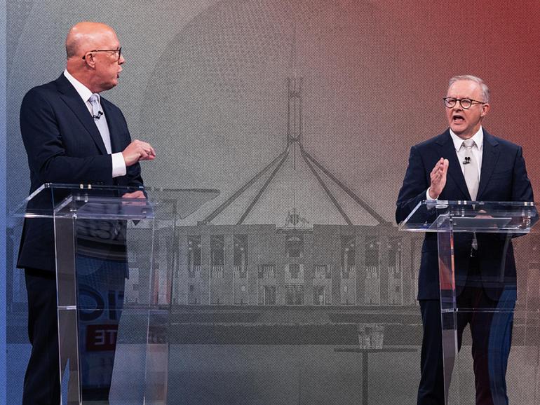 Peter Dutton and Anthony Albanese.