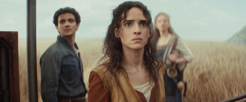 Muhannad Bhaier and Adria Arjona in Andor season two.