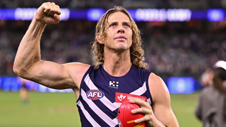 Fremantle champion Nat Fyfe is yet to play a senior game this season.