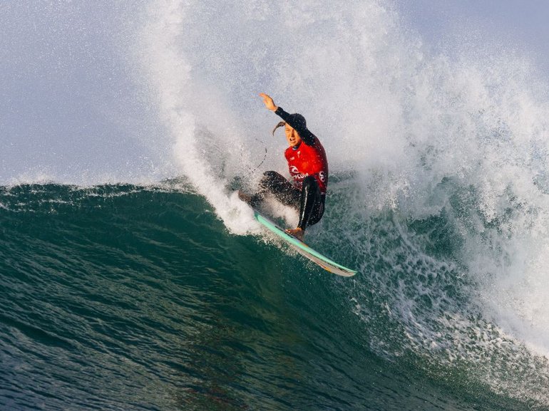 Molly Picklum’s bid for an elusive Bells Beach title has been foiled again.