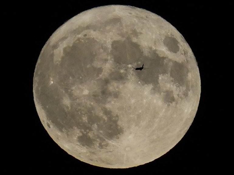 China is considering building a nuclear plant on the moon to power a planned lunar base. (AP PHOTO)