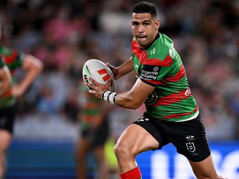 Veteran Souths playmaker Cody Walker (pic) has torn his calf, with Jye Gray named his replacement. (Dan Himbrechts/AAP PHOTOS)