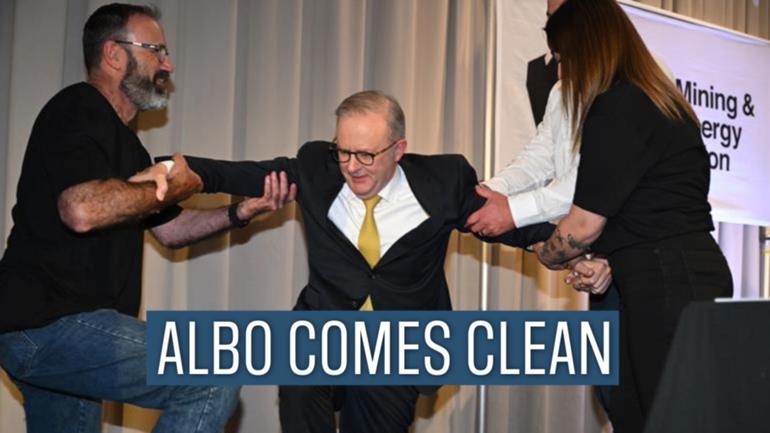 In today’s episode, Ben O’Shea looks at Peter Dutton’s backflip on tax rebates for EVs. Plus, Albo admits falling off stage, then backtracks, and Nats leader David Littleproud backs nuclear and climate change.