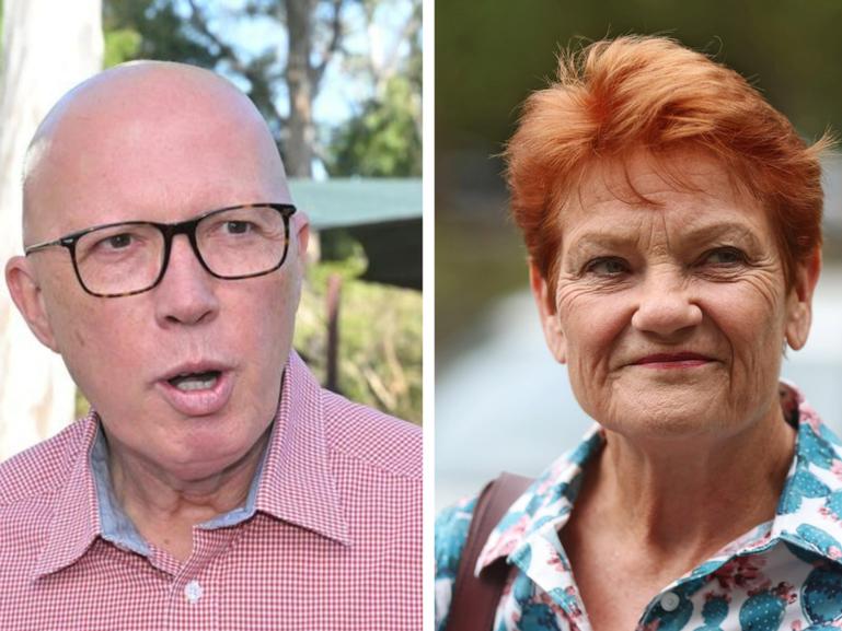 A Coalition support crash could be good news for Pauline Hanson.
