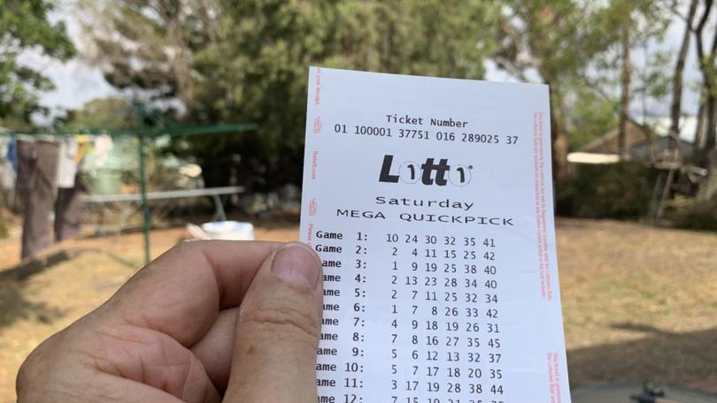 A grieving son has uncovered his mother’s winning lotto ticket with a handwritten note, a bittersweet final gift she never knew she’d left behind.