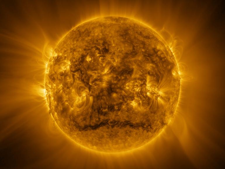 Solar Orbiter’s widest high-resolution view of the Sun.