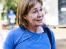 Tamrae Kerr shares her concerns about the Liberal’s nuclear power plan, at an early voting booth in Ashburton in the federal seat of Chisholm. NewsWire / Aaron Francis