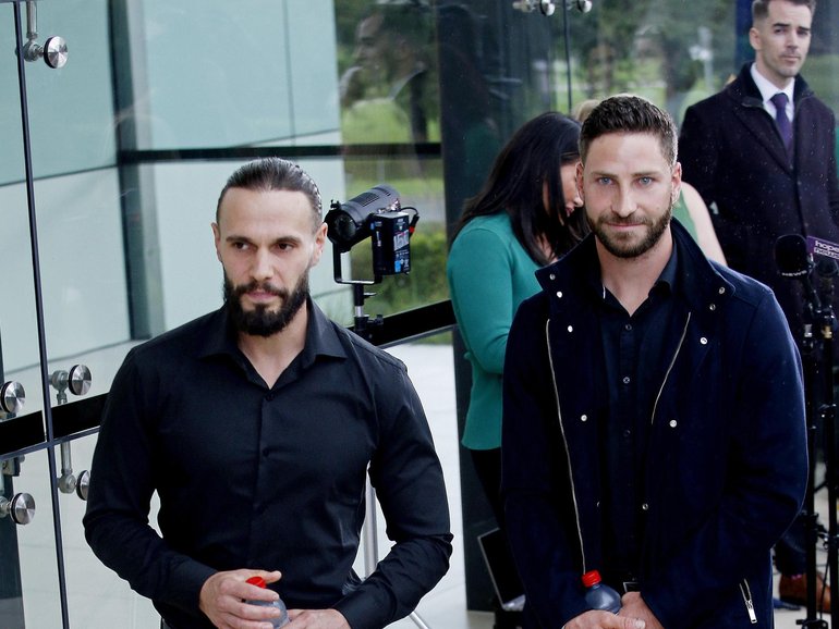 The pair earlier gave evidence in court. NewsWire / John Appleyard