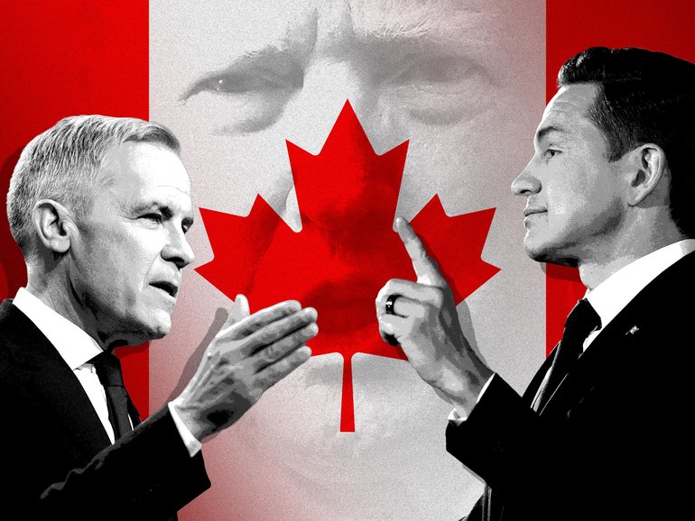 Canadian Prime Minister Mark Carney and Conservatives Leader Pierre Poilievre have endured an election overshadowed by US President Donald Trump.