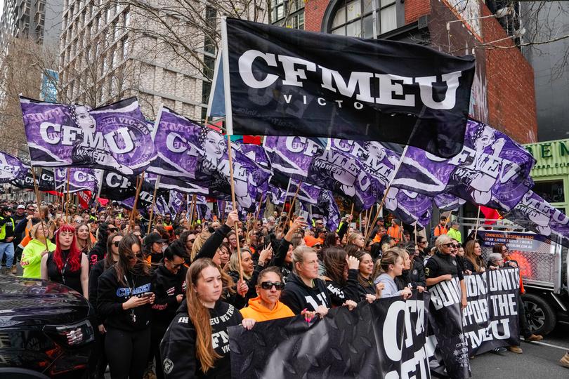 Darren Greenfield’s employment with the CFMEU was terminated the same day it went into administration.