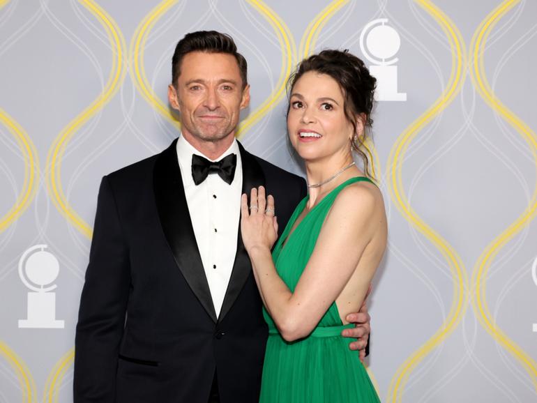 Hugh Jackman & Sutton Foster reveal details of their romance amid cheating speculations. 