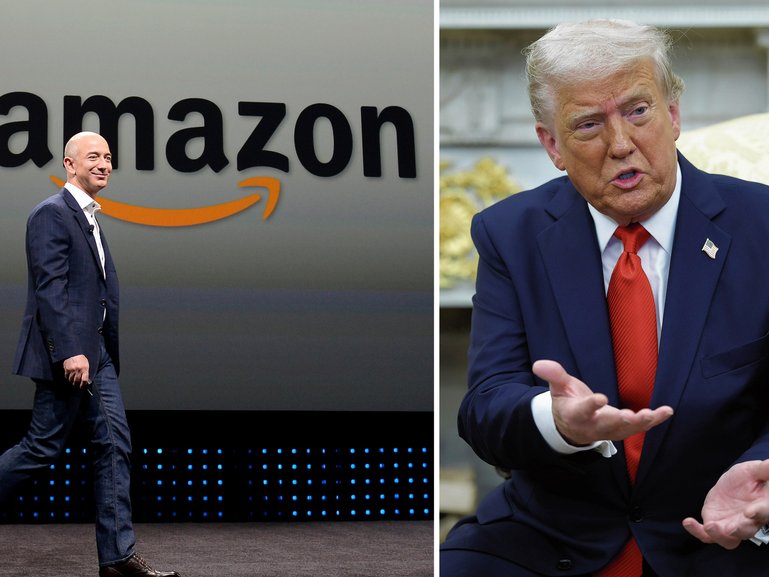 Donald Trump was reportedly left 'pissed' by Jeff Bezos after a 'hostile' Amazon move.