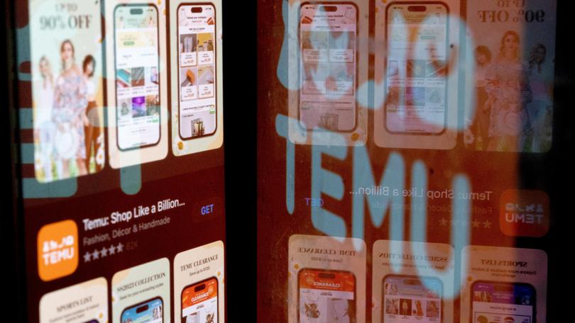 The Temu app were buyers are encouraged to “shop like a billionaire”.