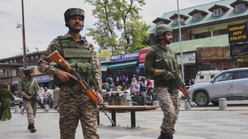 India's prime minister has vowed to hunt down those behind a deadly attack on tourists in Kashmir. (AP PHOTO)